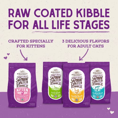 Stella & Chewy's Raw Coated Premium Kibble Cat & Kitten Food – Grain Free, Protein Rich Meals – Cage-Free Chicken for Kittens Recipe – 2.5 lb. Bag - image 8