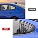 HIGH FLYING for Subaru WRX STi 2015-2020 2021 Back Side Window Scoop Louvers Cover ABS 2PCS (Carbon Fiber Grain)