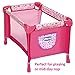 Baby Doll Playard Converts to Baby Doll Playmat, Baby Playpen with Mobile Included, Forup To 18