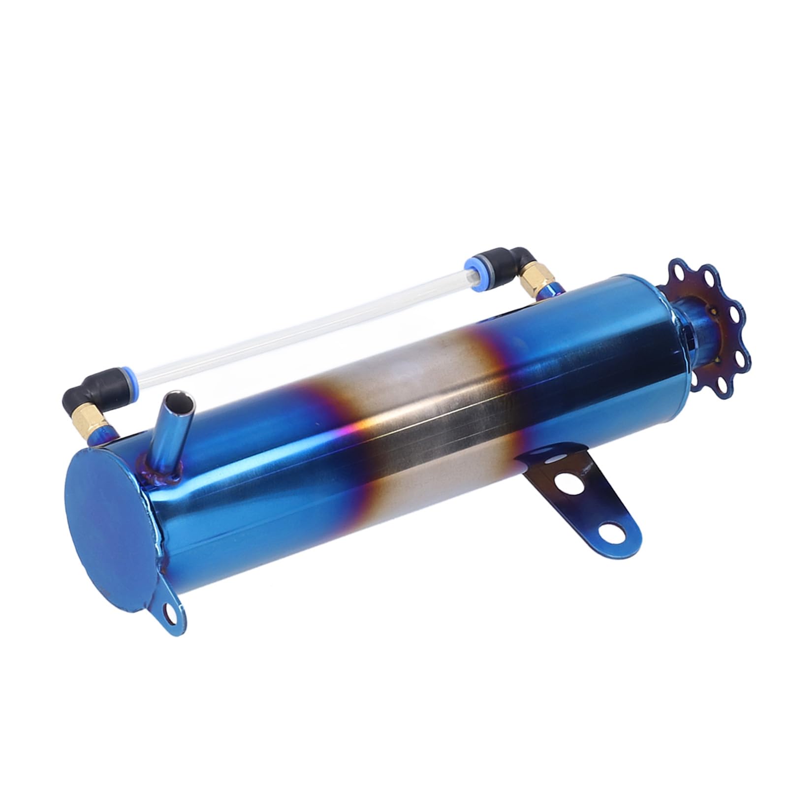 Réservoir de Liquide de Refroidissement de Radiateur de Voiture, Fydun 500ML Alliage D'aluminium Vase D'expansion du Liquide de Refroidissement Réservoir de Récupération D'huile de Trop-plein Réservoi