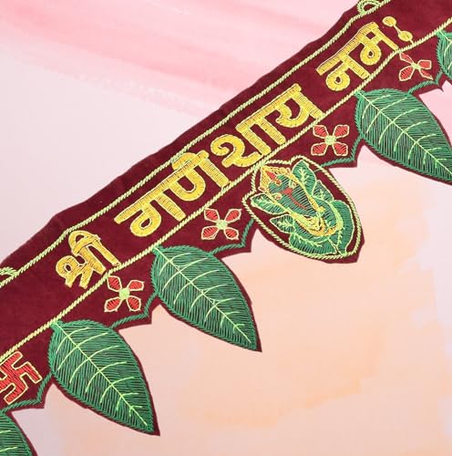 Image of Fabric Home Decoration Hanging Toran Main Door Garlands Handmade Bandhanwar Door Entrance Hanging HomeTraditional Wall Decoration Diwali Decoration Diwali Gift