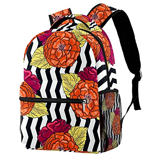 Sac à dos loptop motif vache multicolore jaune au design original et mixte