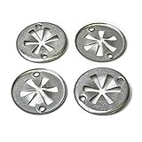 Rostfrei und stabil. WINOMO 20 Stück Metall-Klemmplatten-Montage-Clips.