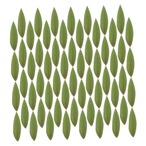 Mikikit 200pcs Leaves Sushi Serving Tray Decorative Sashimi Leaf Mats for Restaurant Supplies Natural and Reusable Sushi Decoration with Traditional Japanese Aesthetic