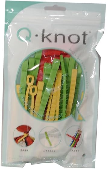 Lot of 25 Q Knot Cable Ties Assorted Reusable Wire Zip