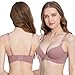 Pack of 5,Women Comfort No Wire Bras Seamless No Show Bra Pack (MKL-mix2, 36C)