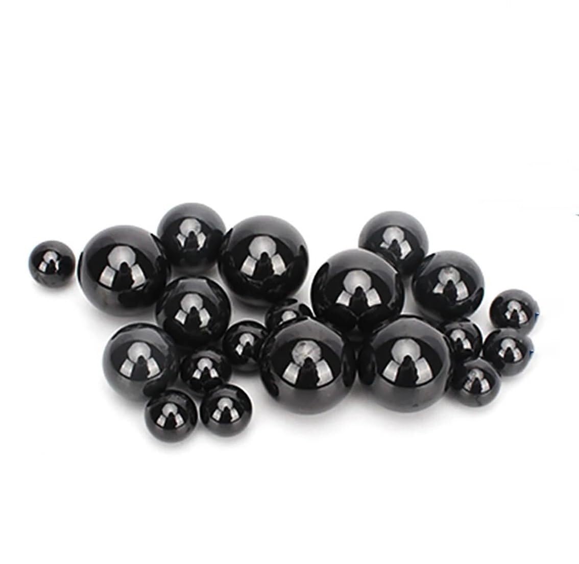 Gqnblvhzupdm 1.5Mm Industrial Shaft Bearings, Silicon Nitride Ceramic Balls 0.8Mm 1.588Mm-25.4Mm Si3n4 G5 Precision Bearing Smooth Round Ball Bead(12Pcs,)