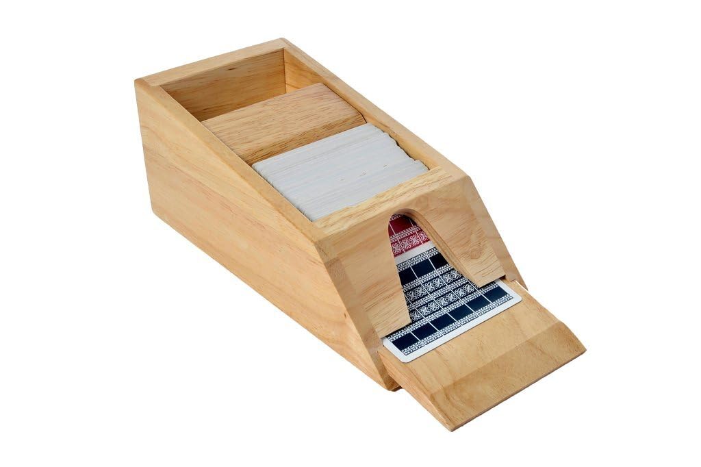 Engelhart - Distributeur de Cartes en Bois Massif Naturel - 330103