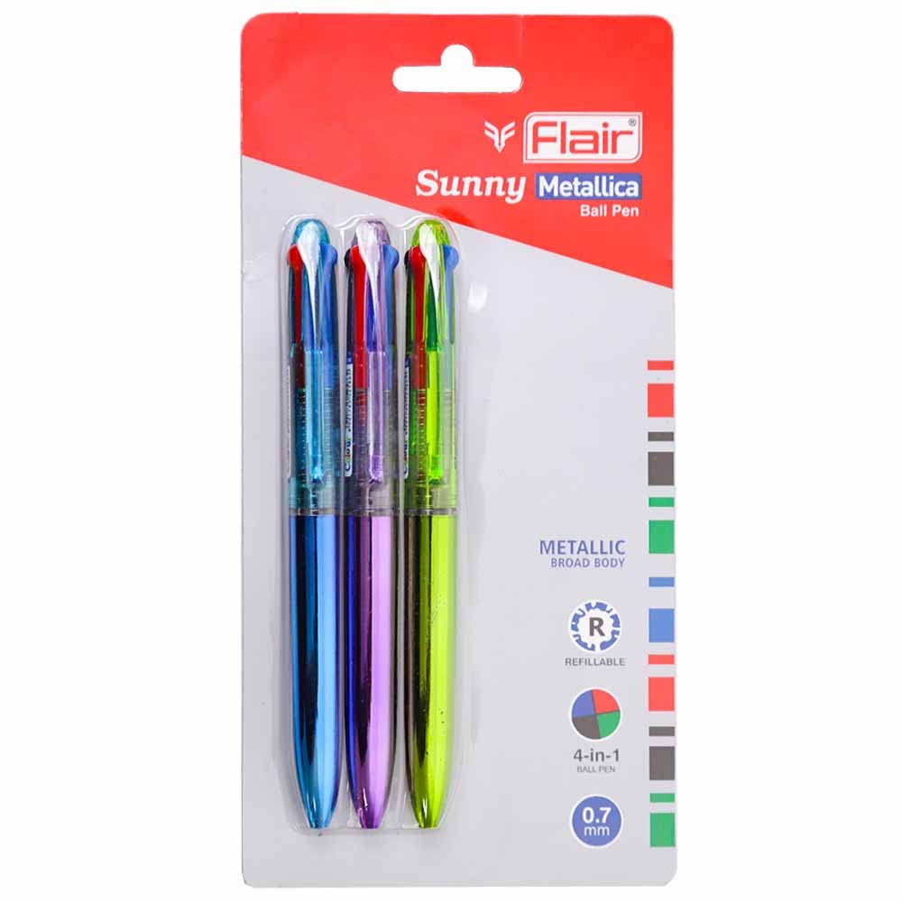 In Flair Sunny Ball Pen Refill Colour Pen Flair Multi Action Pen