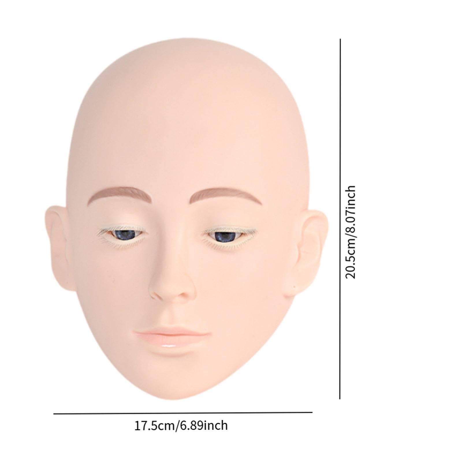 Silikon Mannequin Kopf Wimpern Üben