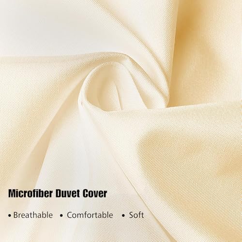 Housse de couette fermeture éclair 240 x 220 parure lit douce - 6