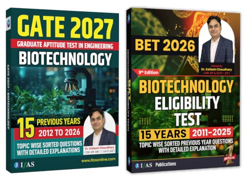 Image of DBT JRF Biotechnology & GATE Biotechnology PYQ Books 2027 (Set of 2) | Best Seller Chapter-Wise Previous Year Questions with Detailed Solutions | Two Brothers Publications