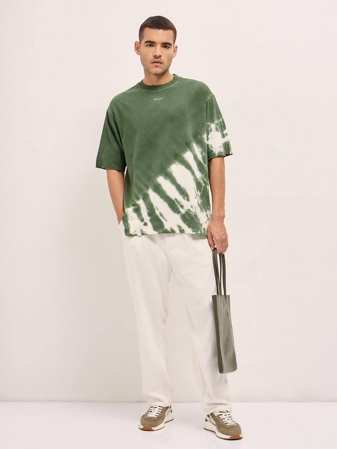 THE BEAR HOUSE Men's Tie-Dye Oversized Fit T-Shirt 3