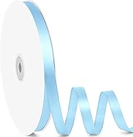 Vista 18 de Cinta de satén de 5/8" x 100 yardas - Cinta de seda naranja otoñal con carrete - Ideal para envolver regalos, ramos florales, manualidades