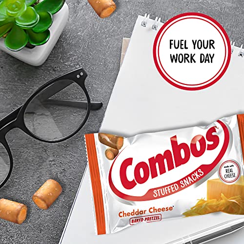 Combos Cheddar Cheese Pretzel Baked Snacks 1.8 Ounce (Pack Of 18) #TOP2