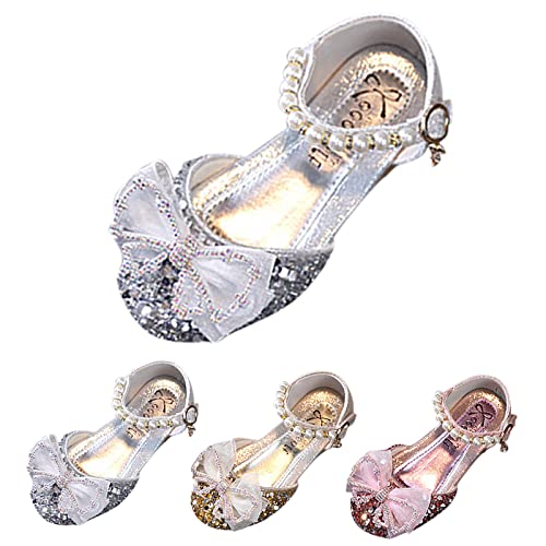 Girls Sandals Fashion Summer Girls Sandals Dress Performance Dance Shoes Flat Light Sequins Character Slippers2