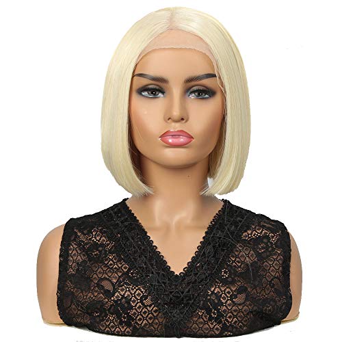 NOBLE Lace Frontal BOB Wig for Women|10 inch What Lace 13X7 HD Lace Wig Transparent|Realistic Synthetic Luvme Blonde BOB Wigs | FAST DELIVERY