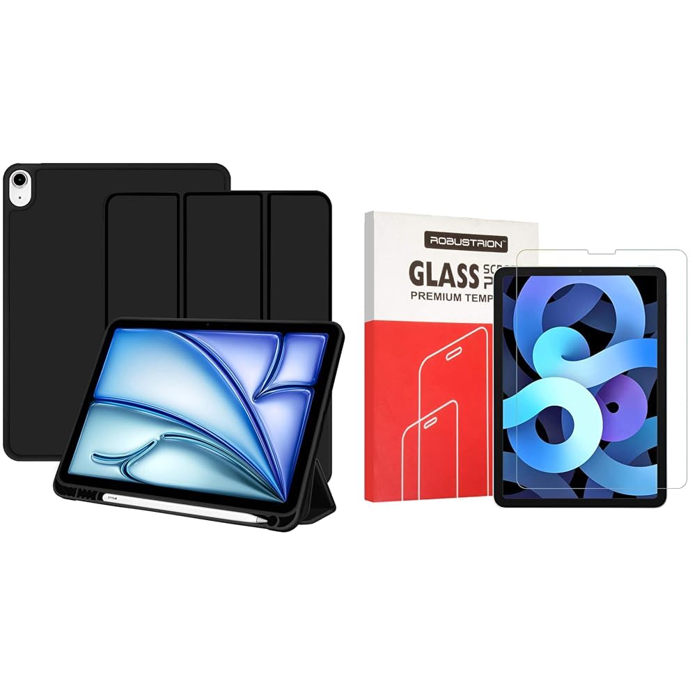 Robustrion Case Cover for iPad Air 11 inch Cover M2 / iPad Air 5th Generation Cover/iPad Air 4th Gen (B0BQ1H5STY) Amazon Price History, Amazon Price Tracker