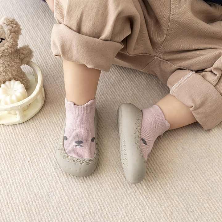 Baby Shoes Boys Girls First Walking Shoes Non Slip Soft Sole Sneakers Toddler Infant Babygirl Sock Shoes2