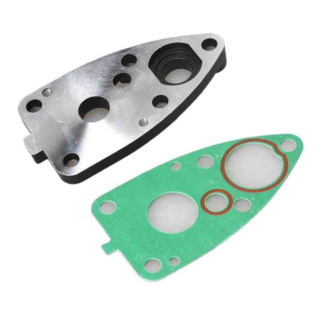Kit Piastra In Alluminio E Guarnizione Pompa Acqua 6E0-45321 6E0-45315 6E0-45321-01-5B 6E0-45315-0 Compatibile Con Motore Fuoribordo 2 Tempi 4HP 5HP