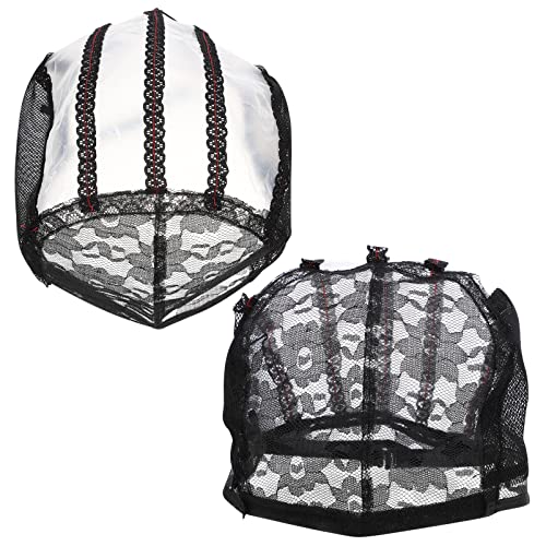 TOVINANNA 2pcs Women Wig Caps Wig Mesh Cap for Hair Nets Sleep Lace Net Head Cover