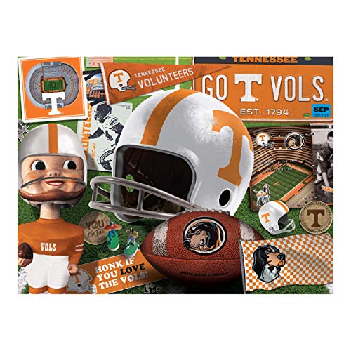 Image of YouTheFan NCAA Tennessee Volunteers Retro Series Puzzle - 500 Pieces, Team Colors, Large