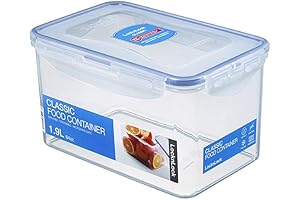 Airtight Rectangular Ice Bucket with Lid for Freezer - 8 Cup