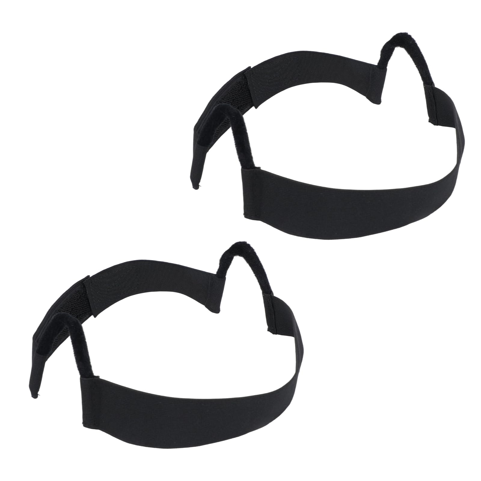 2pcs Wig Band for Lace Front Painless Soft Elastic Melting Band with Ear-Curved Design No Slip Secure Wig Grip Headband for Women (Black)