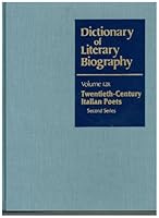 DLB 128: Twentieth-Century Italian Poets 0810353873 Book Cover