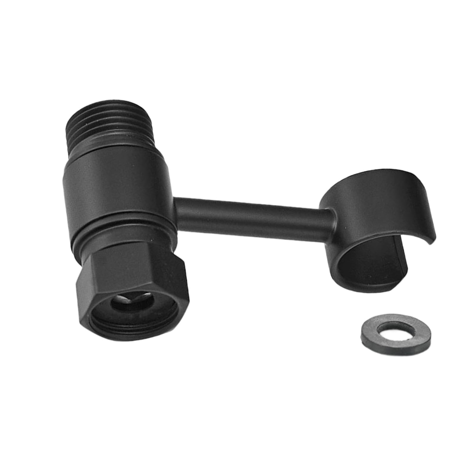 Msioytog Black Bidet Sprayer Holders Wall Mount Metal Brackets 360 Degree Rotating Hanging Brackets For Handheld Shower Hands Diaper Sprayer
