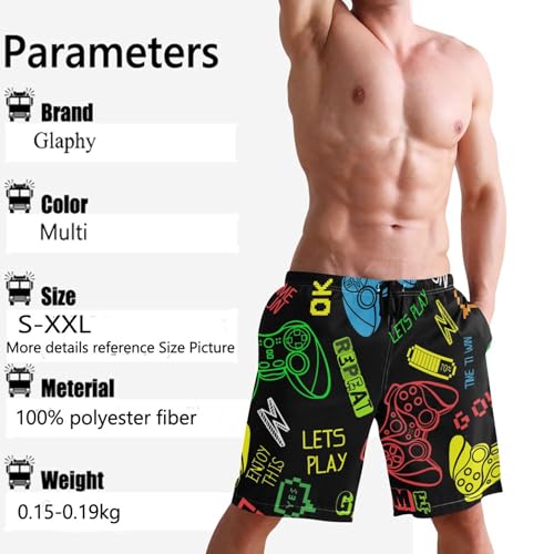 Men's Swim Trunks Quick Dry Board Shorts Summer Beach Shorts Swimwear Bathing Suits3
