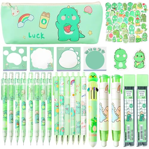 Dinosaur School Supplies,Cute Stationery Gift Set Kawaii Back to ...