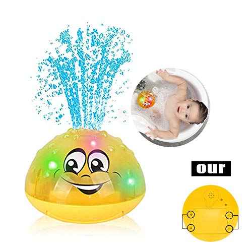 bath toys that light up and spray water