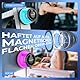 heetipuk Magnetischer Bluetooth Lautsprecher, Tragbarer Mini Bluetooth Speaker mit Handyhalterung, 7 Stunden Spielzeit, 5W Innenmagnet-Lautsprecher, TWS, RGB-Beleuchtung, Magnetring und Trageband