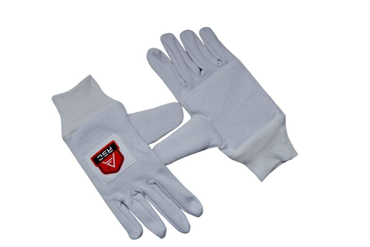 ASC Cricket Batting Cotton Inner Gloves with Cotton Cuff Wrist - Mens (B07PF84J1T) Amazon Price History, Amazon Price Tracker