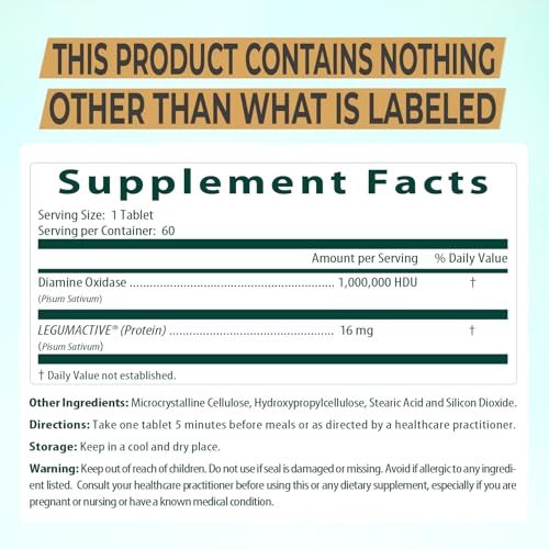 NATURDAOCOM LEGUMACTIVE ND Dao Enzyme Supplement
