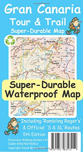 Télécharger Gran Canaria Tour & Trail Super-Durable Map 5th edition Francais PDF