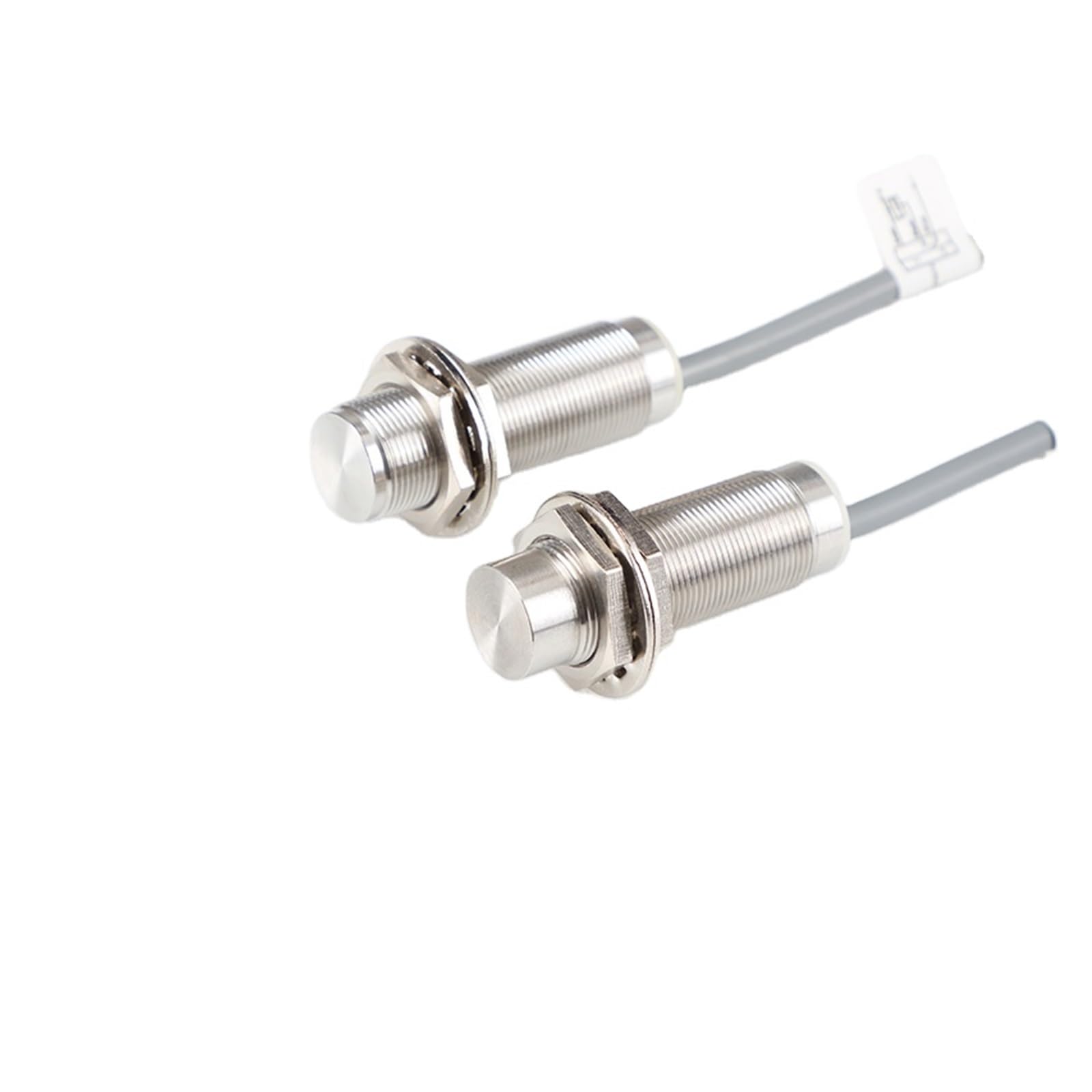 TYBOPHQJ M18 Metal Face Proximity Sensors with NPN and PNP Outputs Simplify Industrial Processes(M18 flush NPN NO-Sn:8mm)