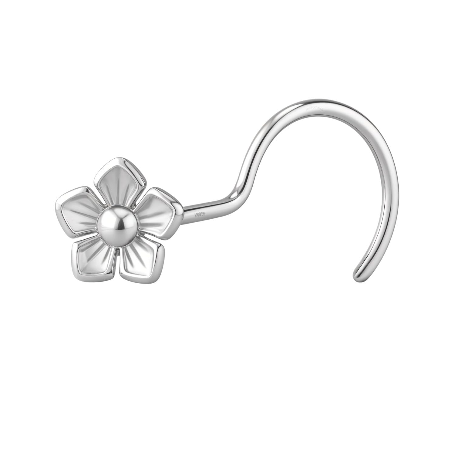 925 Silver Flower Nose Pin for Women | 92.5 Sterling Silver & Stunning Shine | Flower Nose Pin-image-37