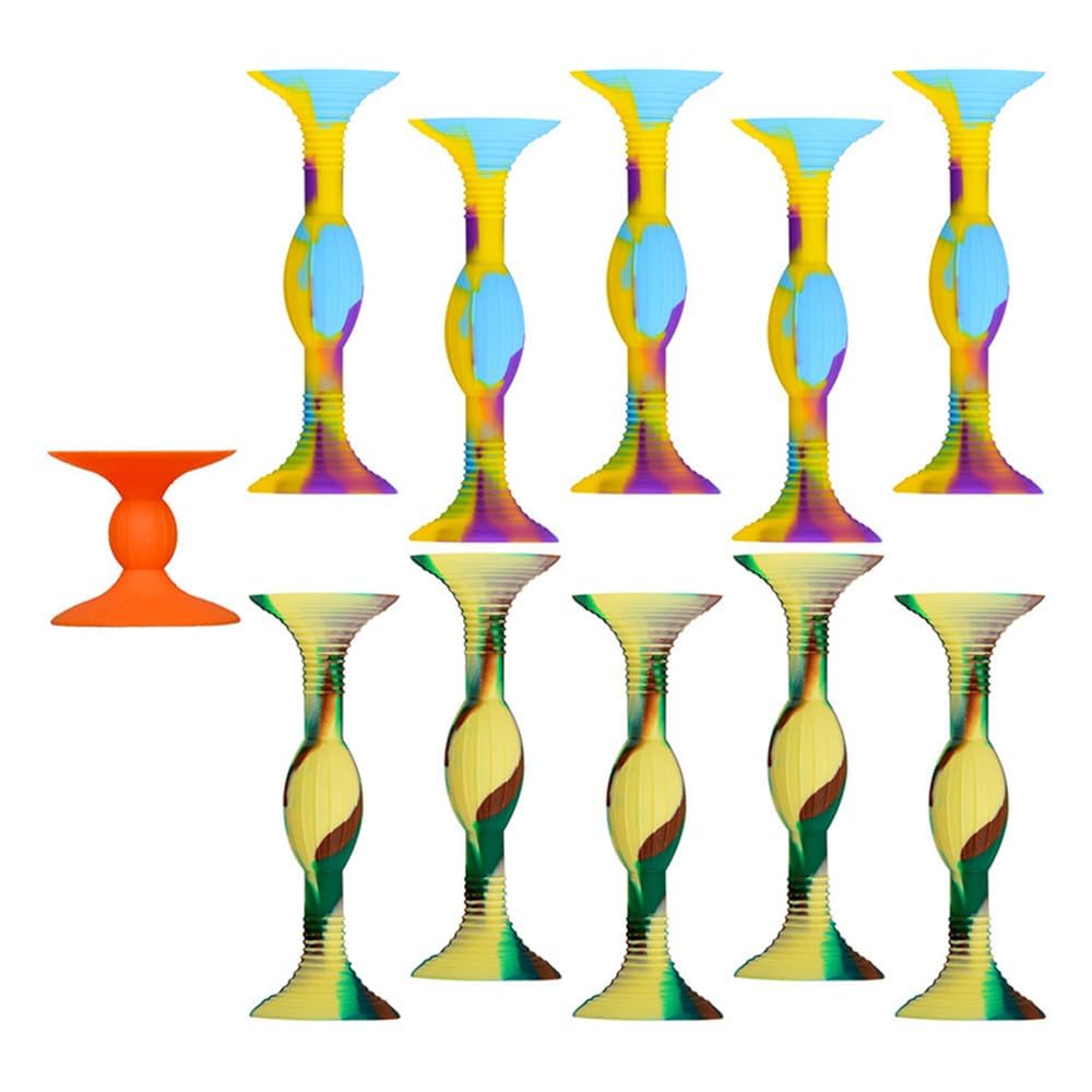 Namvo – Ensemble de fléchettes à Ventouse colorées en Silicone, fléchettes souples collantes, Jeux de Lancer de Sports d'intérieur et d'extérieur