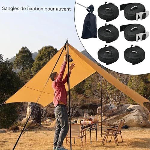 Sangles pour auvent VR corde de fixation bâche bâteau et déménagement - 3