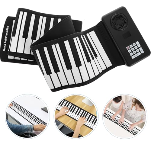 ibasenice 88 Rouleaux Clavier De Piano Roulé À La Main À 88 Touches Piano Électronique Portable Instrument De Piano À 88 Touches Piano Pliable À 88 Touches Piano Pliant Piano Électronique - Les Beatles, Paul McCartney, John Lennon, RIngo Starr, George Harrison ibasenice 88 Rouleaux Clavier De Piano Roulé À La Main À 88 Touches Piano Électronique Portable Instrument De Piano À 88 Touches Piano Pliable À 88 Touches Piano Pliant Piano Électronique – Image 8