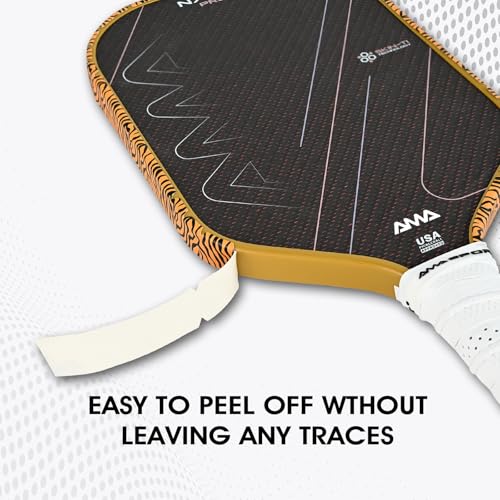Cinta de borde de pickleball flexible para proteger palas curvadas sin dejar arrugas 6