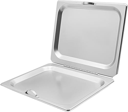 Cubierta con bisagras para sartén de alimentos de tamaño completo, cada uno