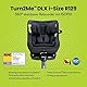 Graco Turn2Me™ DLX i-Size R129, 360° drehbarer Reboarder mit ISOFIX, Autositz bis ca. 4 Jahre (40-105 cm), 5-Punkt-Gurt und bequeme Liegepositionen, Rückprallbügel, Drehsperre, schwarz, Midnight