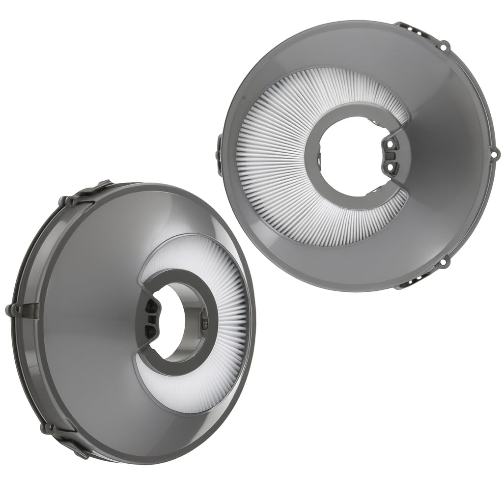 DuraSpares 2 x Post Motor HEPA Allergy Filter Compatible with Dyson DC75 Cinetic AnimalBig Ball Premium Replacement Vacuum Cleaner Filter High Efficiency Dust & Pollen Filtration