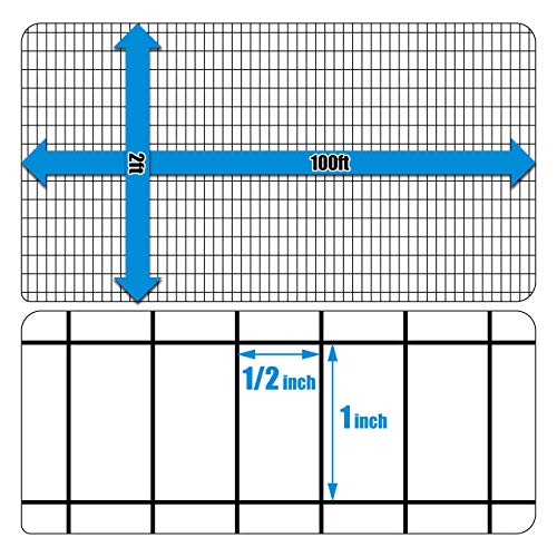Fencer Wire 16 Gauge Black Vinyl Coated Welded Wire Mesh Size 0.5 Inch By 1 Inch (2 Ft. X 100 Ft.) #TOP2