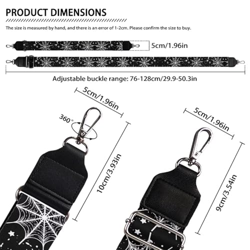 Image of Jeiento Wide Purse Strap Wide Shoulder Strap Adjustable Replacement Belt Soft Guitar Shoulder Straps for Women Girls Gifts