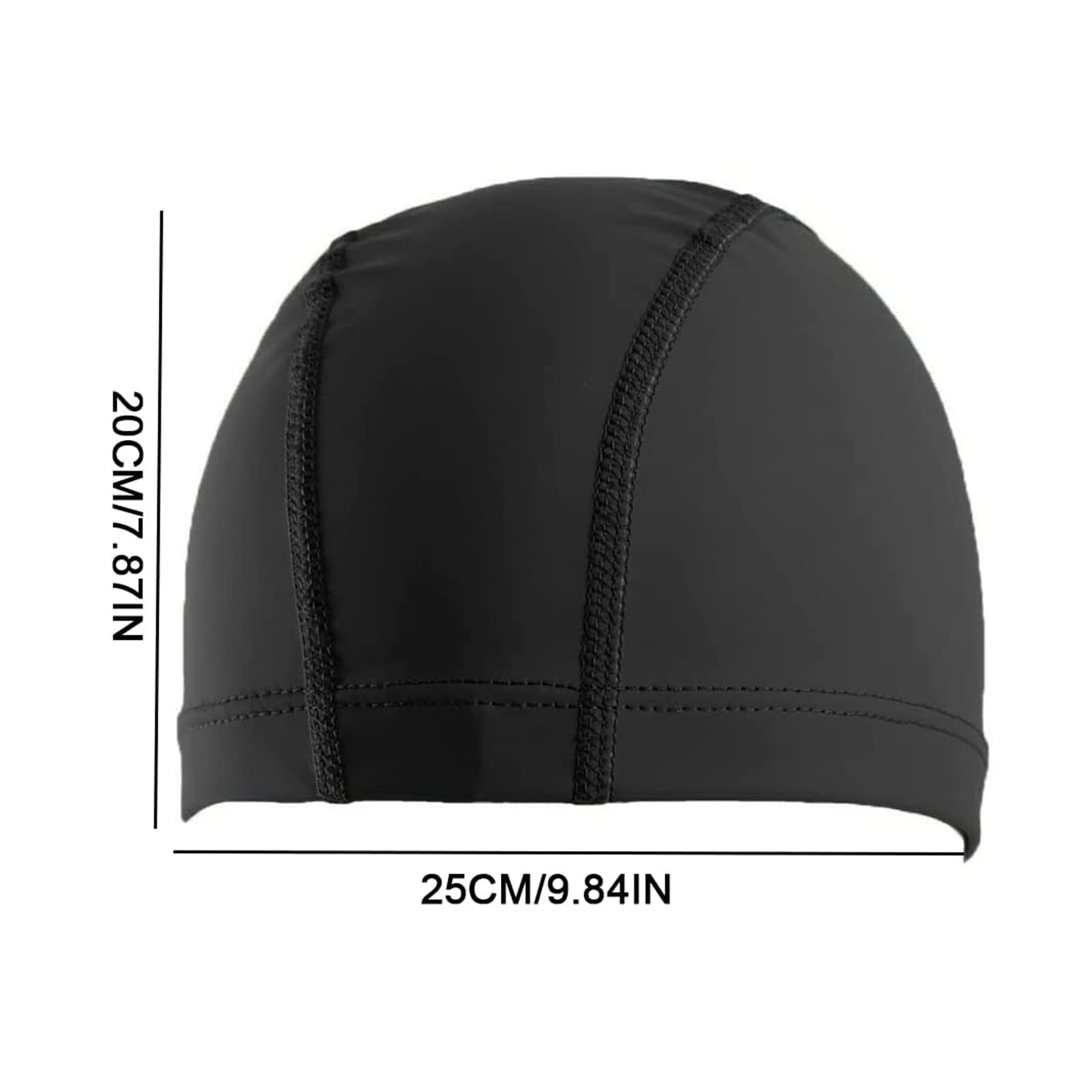 Bonnet De Bain Piscine Adulte – Tissu PU Souple, Taille Extensible, Protection Cheveux Longs, Mixte Homme Femme
