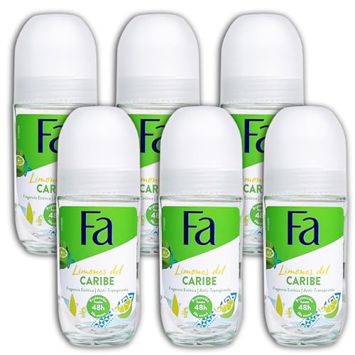 DESODORANTE FA LIMONES DEL CARIBE ROLL-ON 50ml